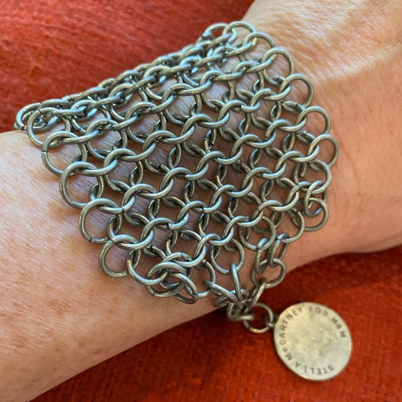 Stella McCartney chain mail wide bracelet